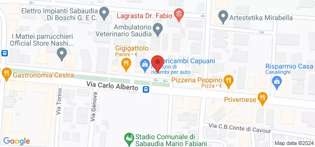 Viale Carlo Alberto, 155, 04016 Sabaudia LT, Italia