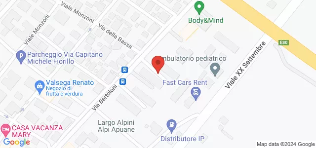 Via Antonio Bertoloni, 54033 Marina di Carrara MS, Italia