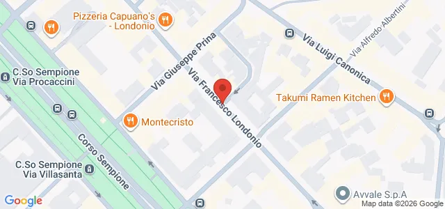 Via Francesco Londonio, 20154 Milano MI