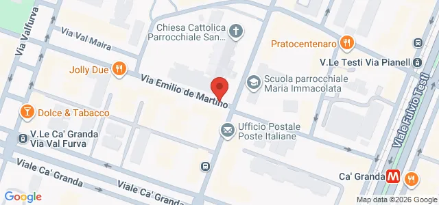 Via Emilio de Martino, 20162 Milano MI